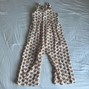 Kate Quinn Organic Woven Cotton Marigold Romper • Size 2T